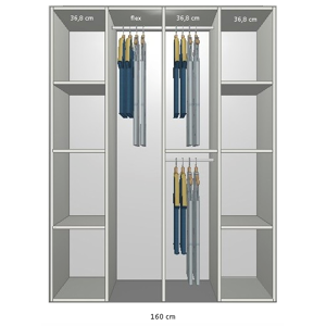 Møbler fra bredde 140 cm til 160 cm Model A